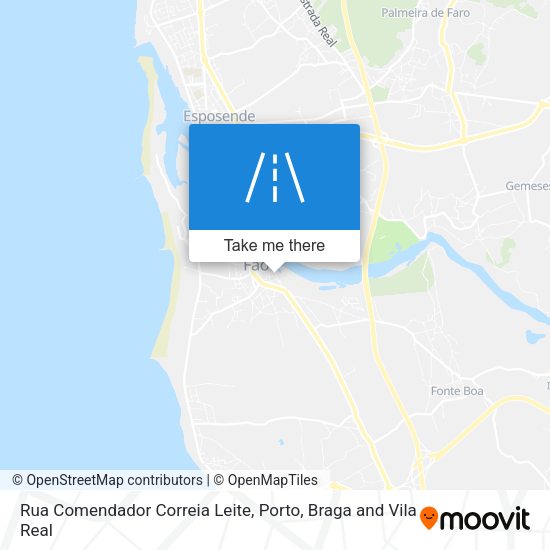 Rua Comendador Correia Leite map