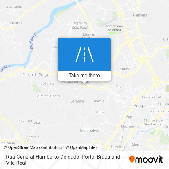 Rua General Humberto Delgado map