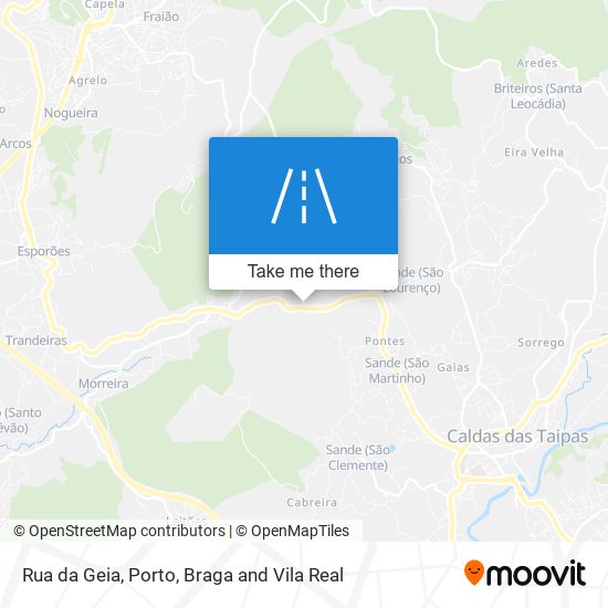 Rua da Geia map