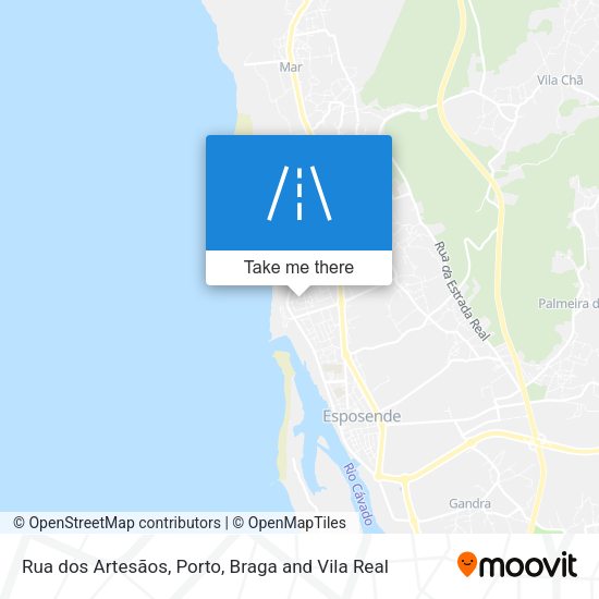 Rua dos Artesãos mapa