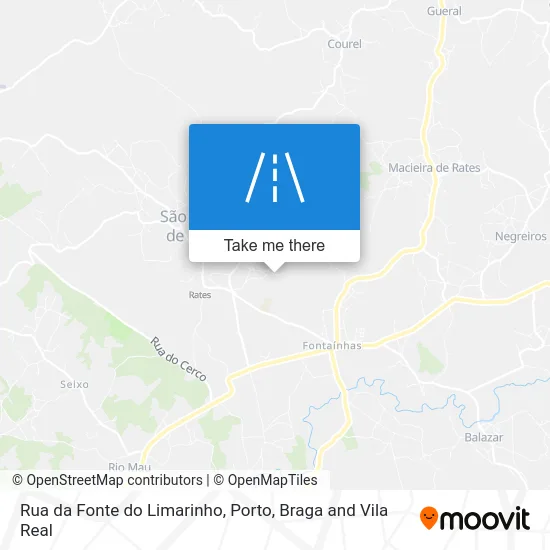 Rua da Fonte do Limarinho map