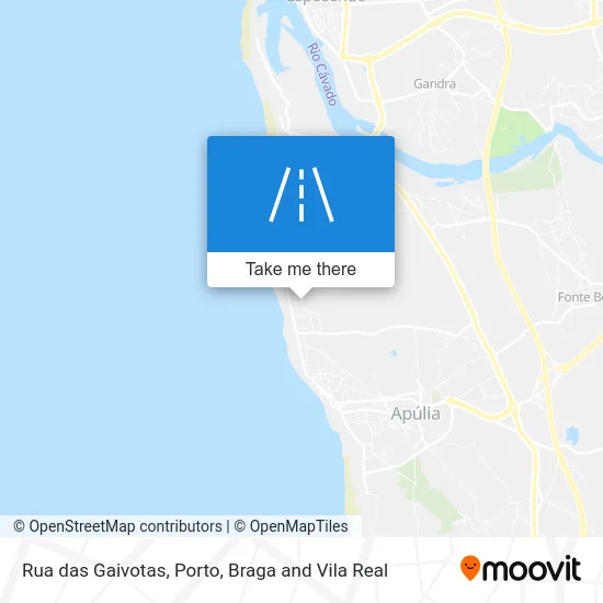 Rua das Gaivotas map