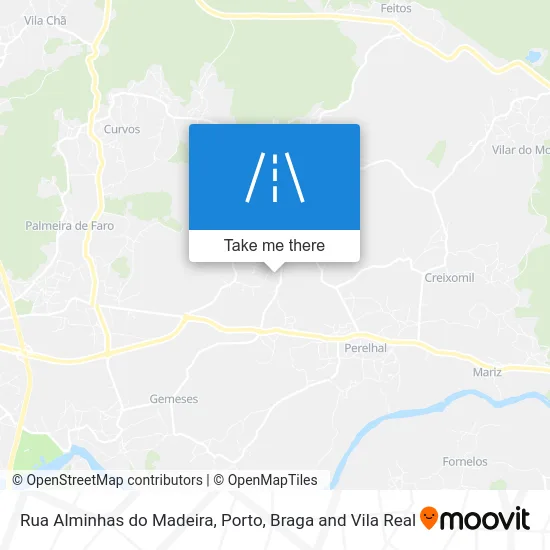 Rua Alminhas do Madeira map