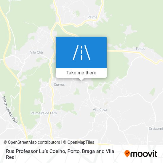 Rua Professor Luís Coelho mapa