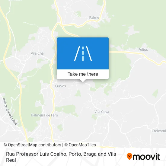 Rua Professor Luís Coelho map