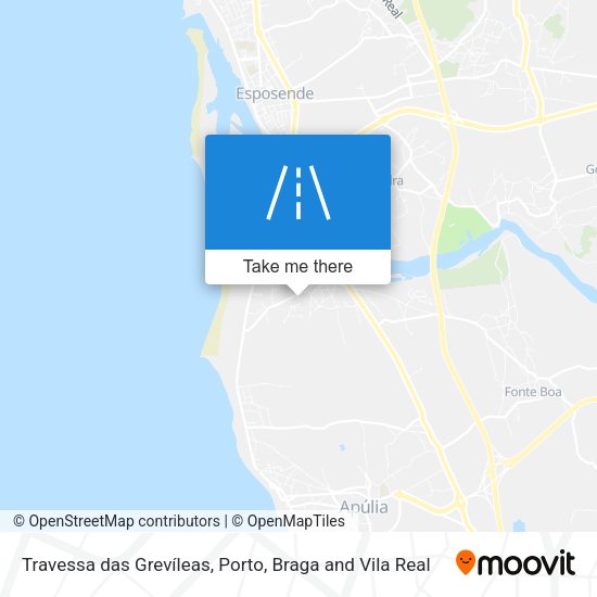 Travessa das Grevíleas mapa
