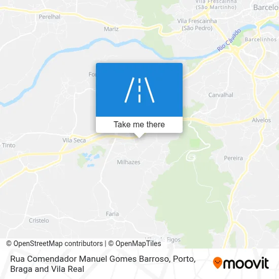 Rua Comendador Manuel Gomes Barroso map