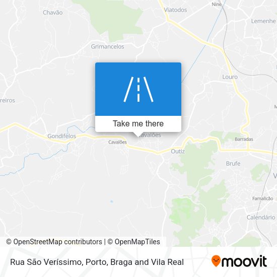 Rua São Veríssimo map