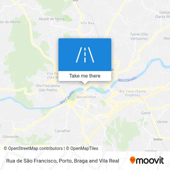 Rua de São Francisco map