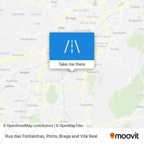 Rua das Fontainhas map