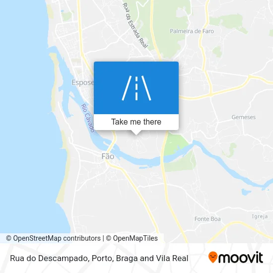 Rua do Descampado map