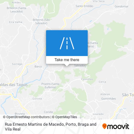 Rua Ernesto Martins de Macedo map