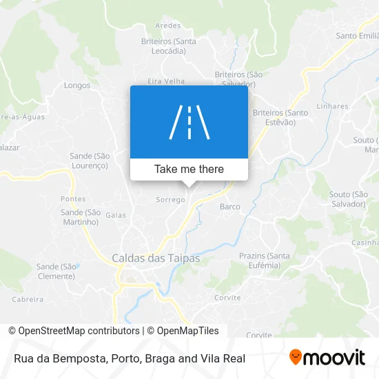 Rua da Bemposta map