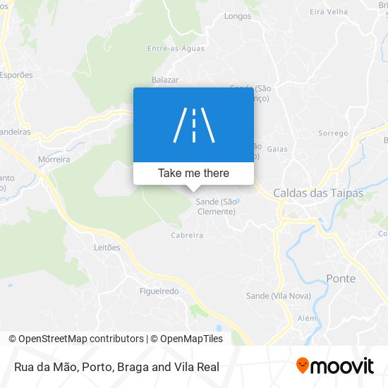 Rua da Mão map