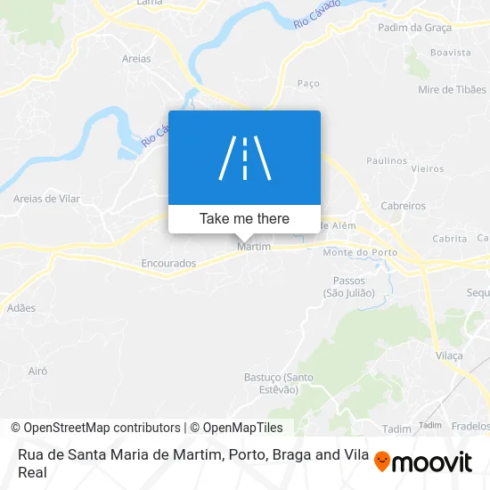 Rua de Santa Maria de Martim map