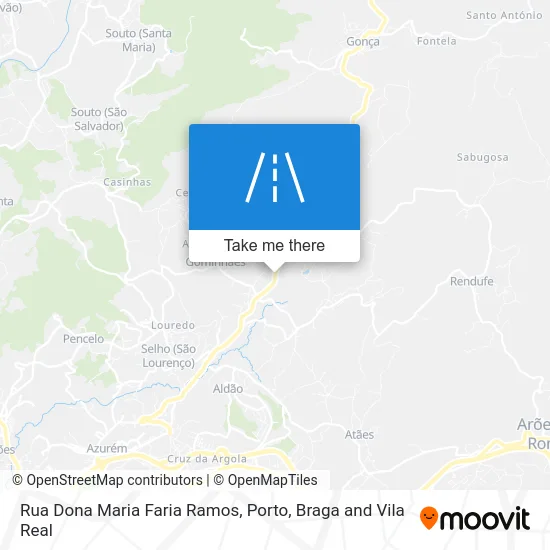 Rua Dona Maria Faria Ramos map