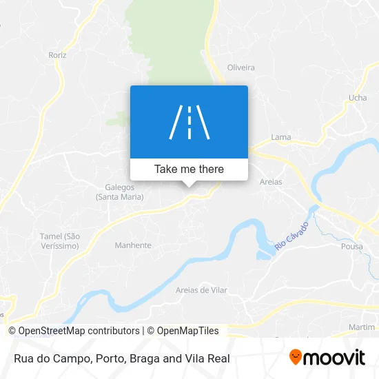 Rua do Campo map