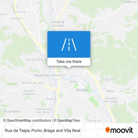 Rua da Taipa mapa