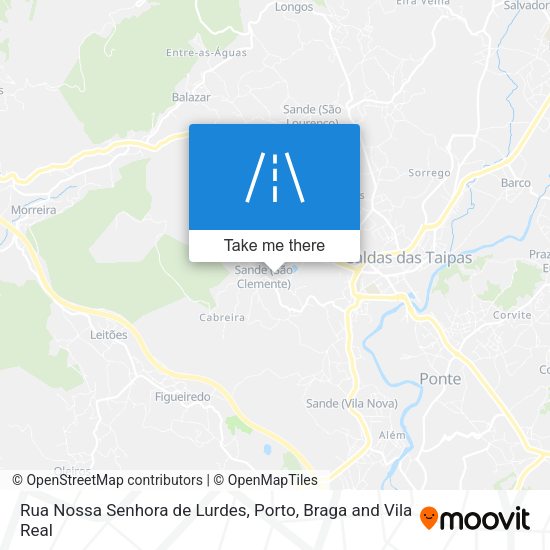 Rua Nossa Senhora de Lurdes mapa