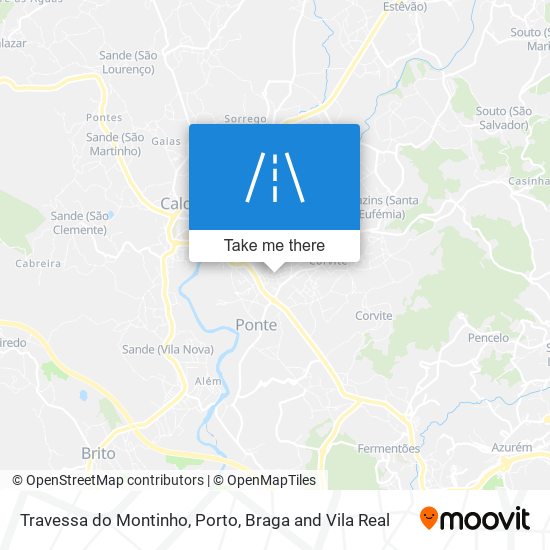 Travessa do Montinho map