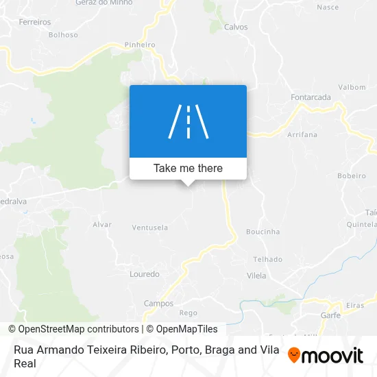 Rua Armando Teixeira Ribeiro map