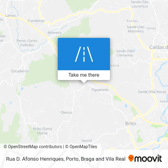 Rua D. Afonso Henriques map