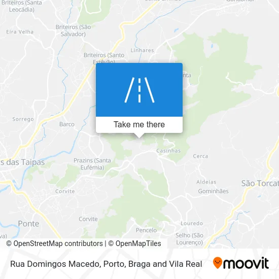 Rua Domingos Macedo map