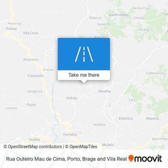 Rua Outeiro Mau de Cima map
