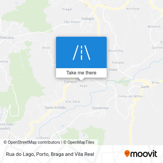 Rua do Lago map