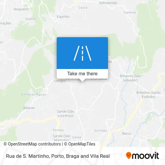 Rua de S. Martinho map