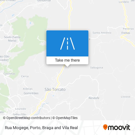 Rua Mogege map