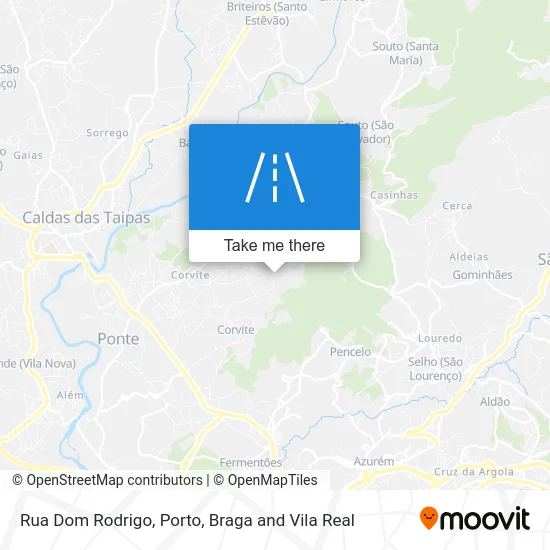 Rua Dom Rodrigo map