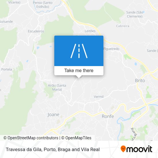 Travessa da Gila mapa