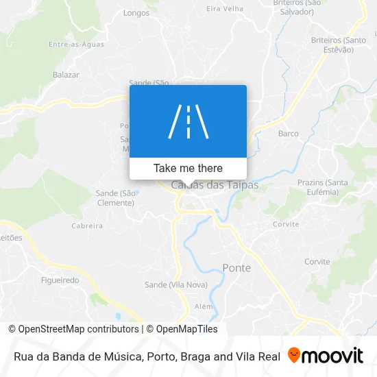 Rua da Banda de Música map