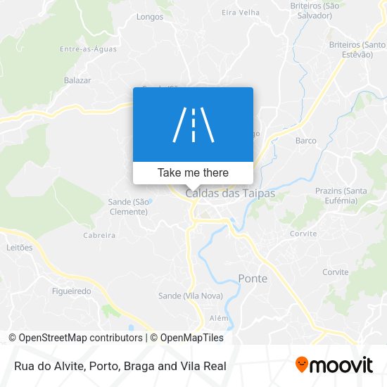 Rua do Alvite map