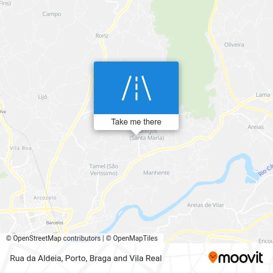 Rua da Aldeia map