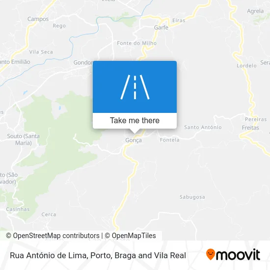 Rua António de Lima map