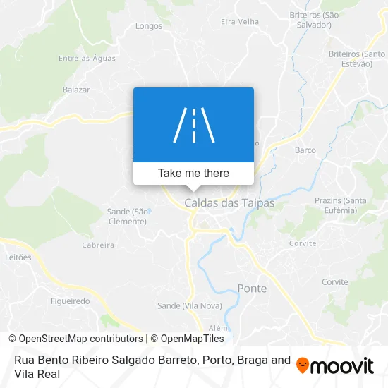 Rua Bento Ribeiro Salgado Barreto map