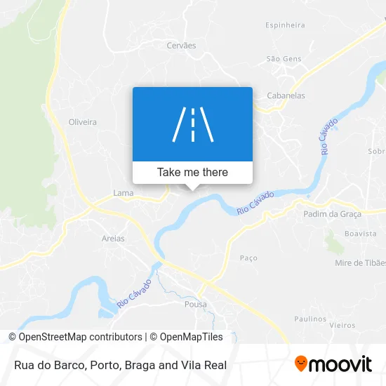 Rua do Barco map