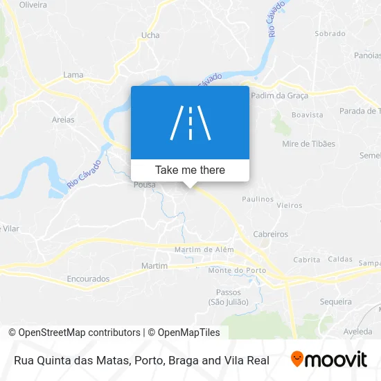 Rua Quinta das Matas map