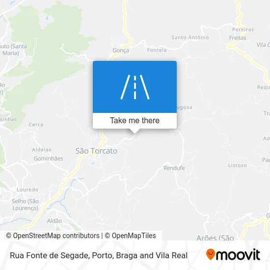 Rua Fonte de Segade map