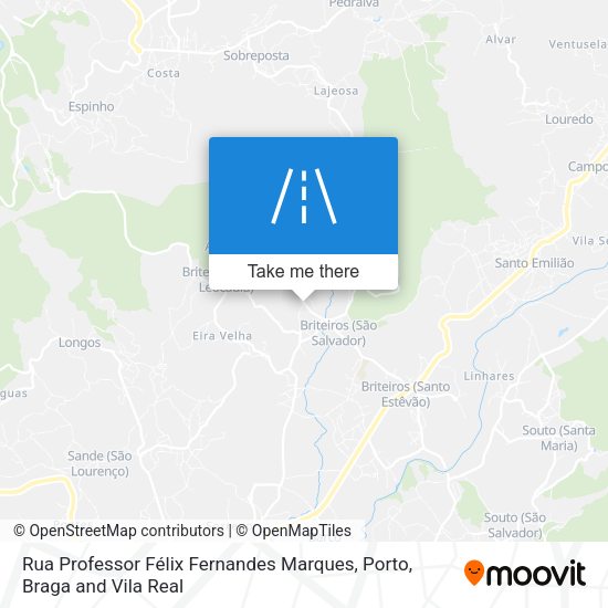 Rua Professor Félix Fernandes Marques mapa