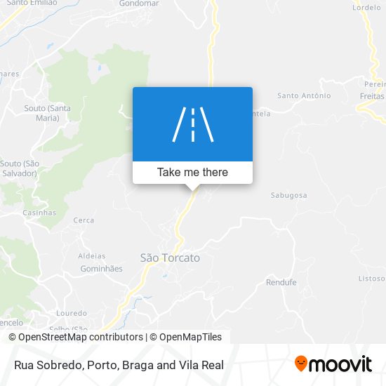 Rua Sobredo map