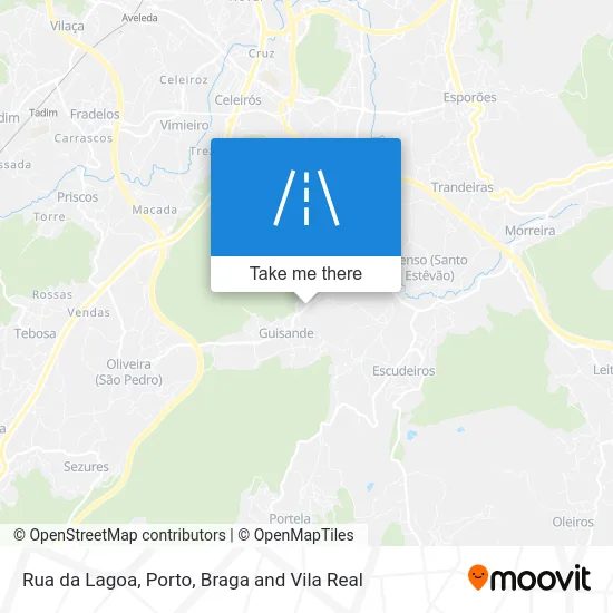 Rua da Lagoa map