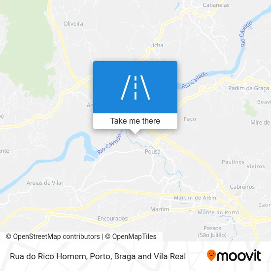 Rua do Rico Homem map