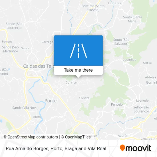 Rua Arnaldo Borges map
