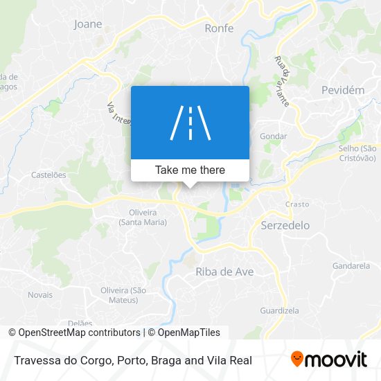 Travessa do Corgo map