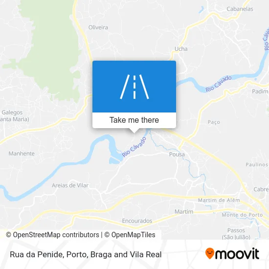 Rua da Penide map
