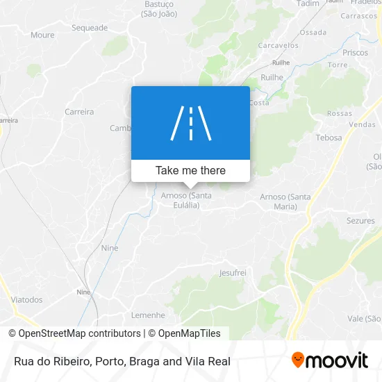 Rua do Ribeiro map