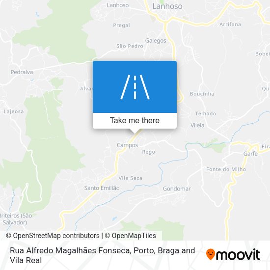 Rua Alfredo Magalhães Fonseca mapa